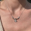 CL080 Collana batticuori con ciondolo best mom