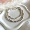 B0257 Bracciale pepite martellate schiacciate