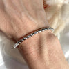 B047 Bracciale con cilindri piccoli lisci