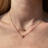 CL005 Collana con cuore intreccio