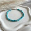 B0281 Bracciale con pietra a cubetto sfaccettata in aulite
