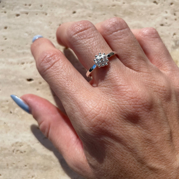 A002 Ball Flower Ring