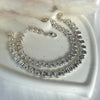 B061 Bracciale con pepite schiacciate martellate