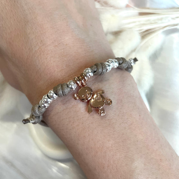 B105 Bracciale Bubi con Cordino Cerato