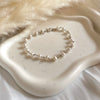 B0188 Bracciale rosario argento con perle di fiume a rondella