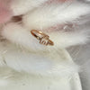 A006 Anello regolabile rosato con casa