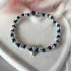 B137 Bracciale Bimbo/a con nodi (colore a scelta) pepite martellate medie
