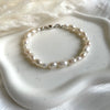 B0190 Bracciale argento con perle di fiume in gradazione