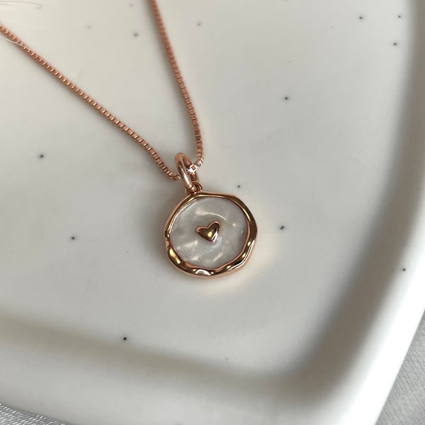 CL049 Venetian necklace with enamel medal