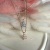 CL065 Pendant Teddy Bear Necklace with Zirconia