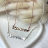 CL071 Mom + heart necklace
