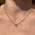 CL005 Collana con cuore intreccio