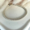 B058 Bracelet with alternating medium and small washers