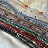 CL0193 Collana “luce” con cristalli di zirconi a rondelle