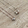 CL001 Collana con iniziale/i cubo