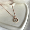 CL049 Venetian necklace with enamel medal