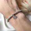 B157 Bracciale con granelli nuovi e ciondolo Best Mom