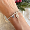 B0215 Bracciale palline con orsetto e cuore
