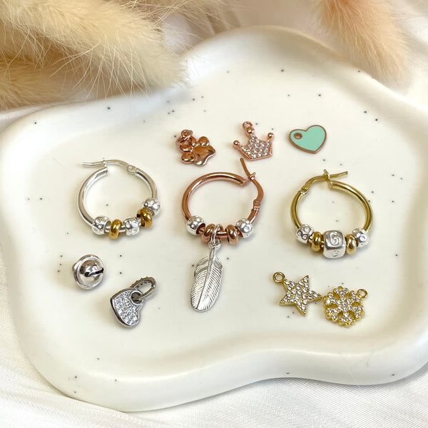 O002 Mono orecchino cerchietto personalizzato