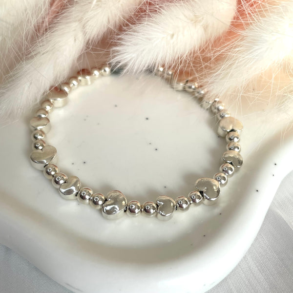 B022 Bracciale multicuore e palline