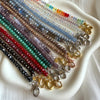 CL0193 Collana “luce” con cristalli di zirconi a rondelle