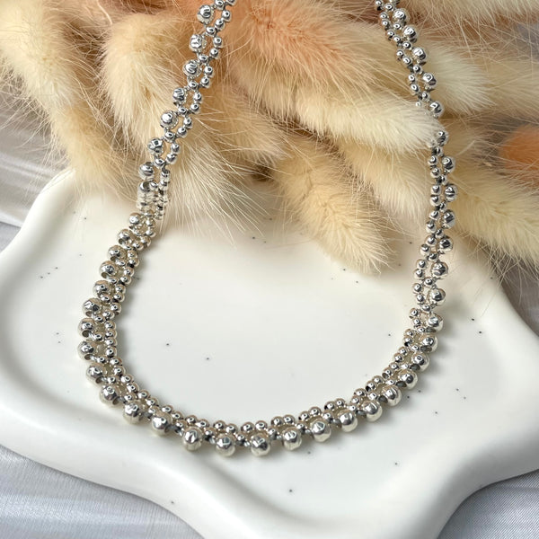 CL011 Collana pizzo in argento925