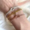 B0224 Bracciale argento con nodo simbolo di legame