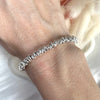 B024 Bracciale nodini argento