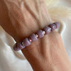 B0287 Bracciale con cilindri in pasta di vetro e rondelle irregolari argento (ciondoli se si vogliono da opzionare)