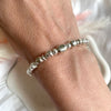 B0178 Bracciale argento con componenti mix (possibilità di scegliere uno o più ciondoli e passanti da inserire)