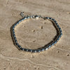 B047 Bracciale con cilindri piccoli lisci