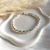 B0300 Bracciale cilindri martellati grandi