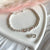 B0264 Bracciale con palline e simbolo infinito “ per sempre mamma”