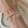 B0255 Bracciale argento con maglia funetta