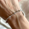 B0258 Bracciale palline e pepita rigata