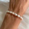 B0191 Bracciale argento con perle di fiume