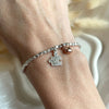 B0238 Bracciale argento con puzzle “sei parte di me”