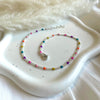 CV024 Cavigliera groumette con smaltini multicolore