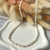 CL105 Collana con perle di fiume risine