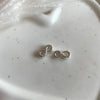 B0247 Bracciale in cordino cerato con simbolo infinto, iniziali e rondelle