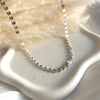 CL0152 Collana argento con piastrine