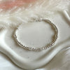 B0258 Bracciale palline e pepita rigata