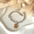 B0234 Bracciale orsetto Bubi piccolo con bracciale catena
