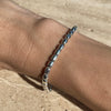 B047 Bracciale con cilindri piccoli lisci