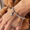 B104 Bracciale Bubi con granelli nuovi