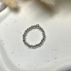 A014 Anello elasticizzato con palline piccole