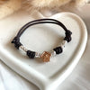 B0198 Bracciale con Cordino Cerato e casina family passante