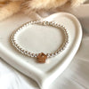 B0199 Bracciale con palline da 4mm e casina Family