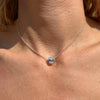 CL122 Collana rolò in argento con casina Family passante
