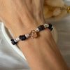 B0198 Bracciale con Cordino Cerato e casina family passante